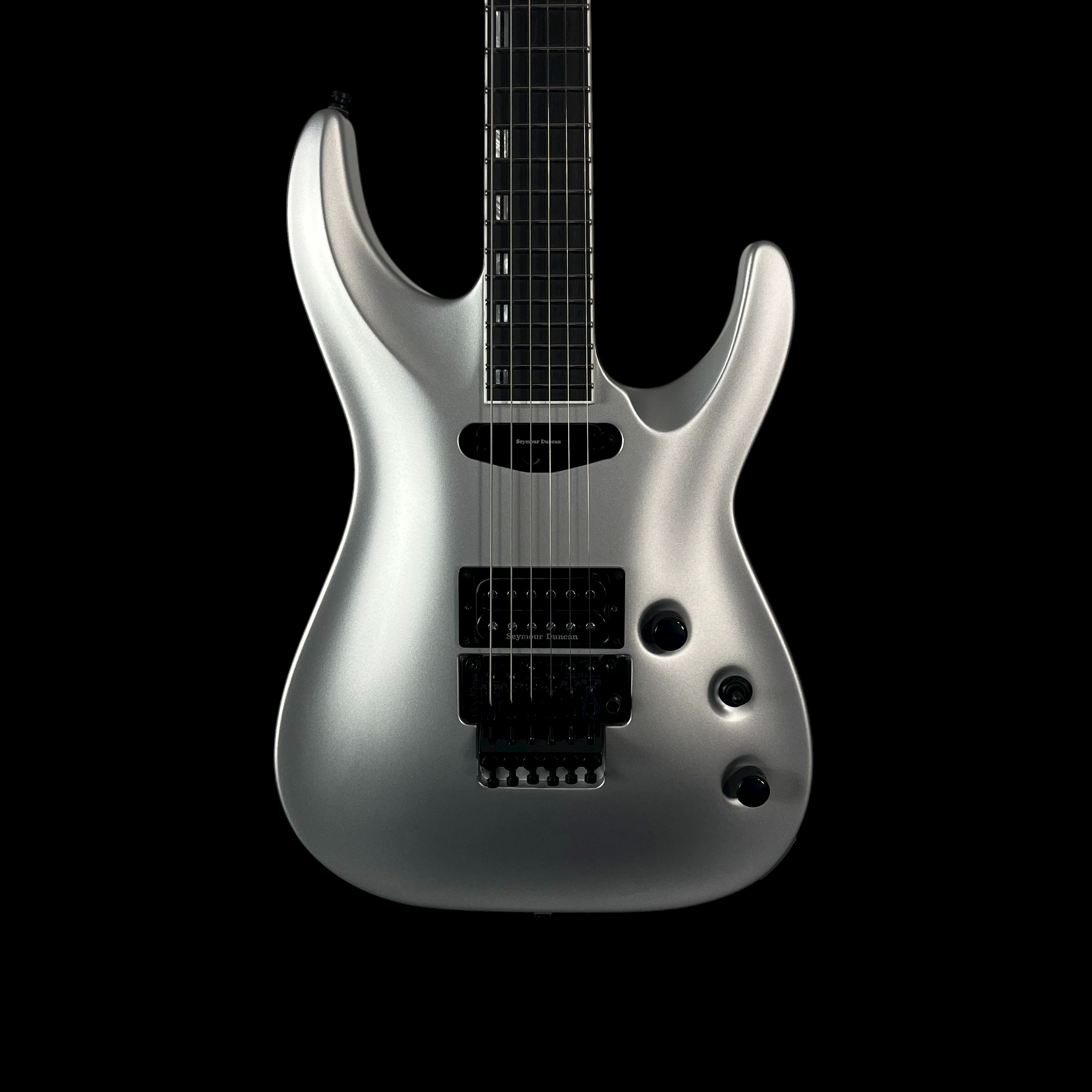 ESP HORIZON-I | SILVER SATIN – Brookline Guitar