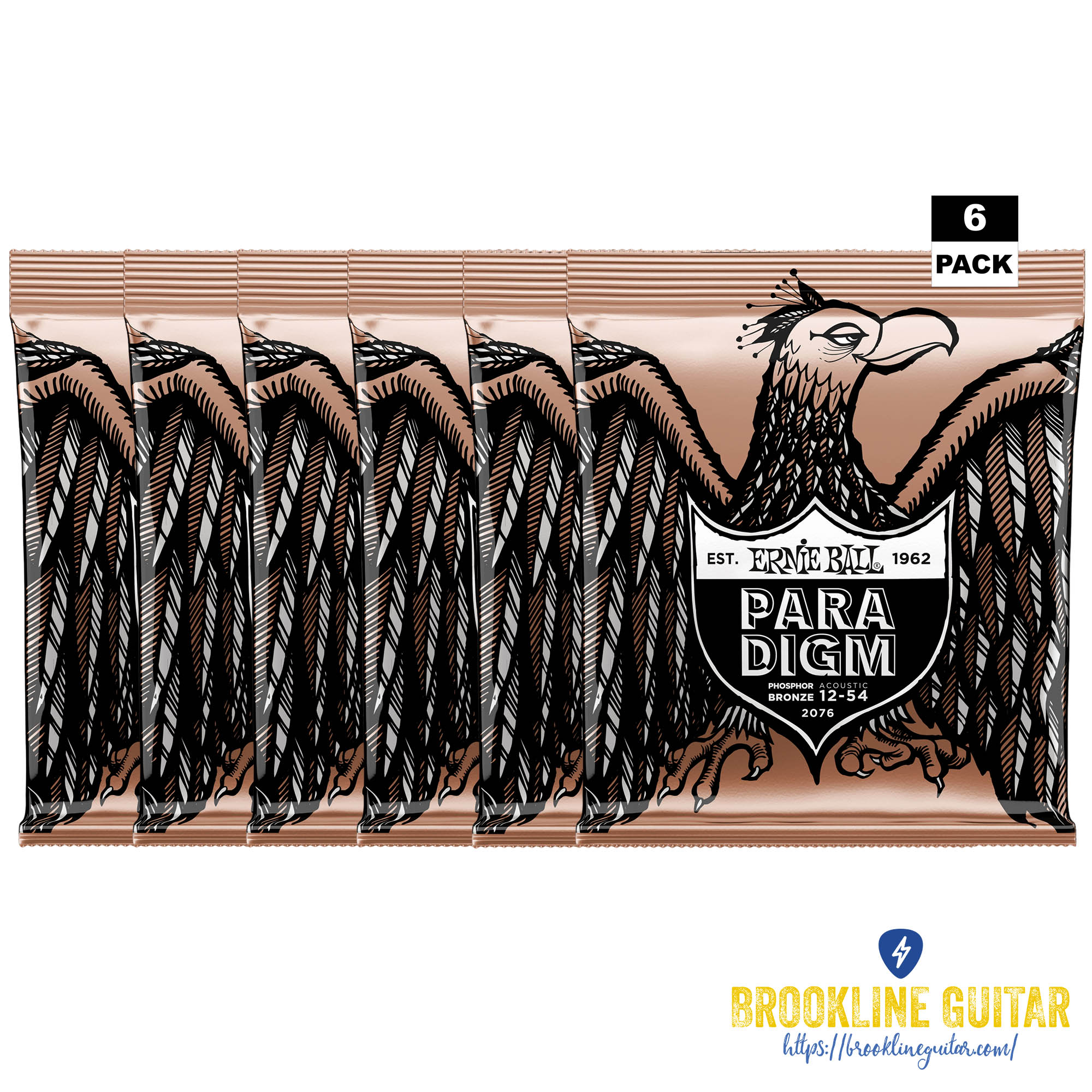 Ernie Ball Paradigm Phosphor Bronze Acoustic Guitar Strings 