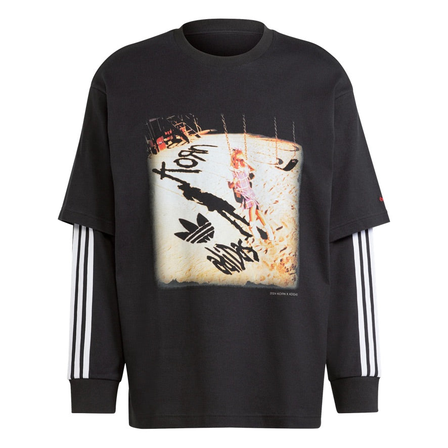 Ltd SEALED L] KoRn x ADIDAS T-Shirt / Limp Bizkit Slipknot
