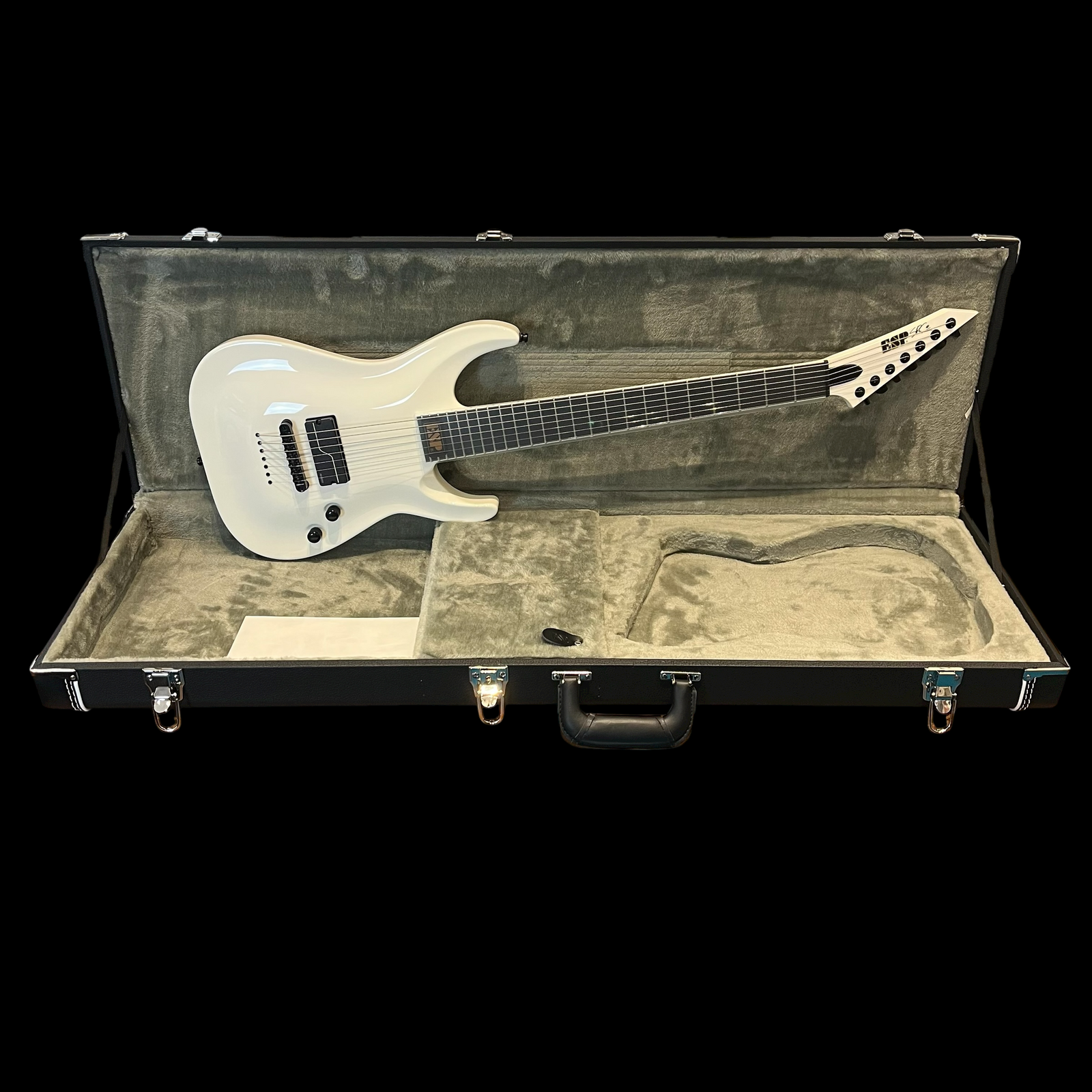 CUSTOM SHOP STEF B7 1 HUM | SNOW WHITE – Brookline Guitar