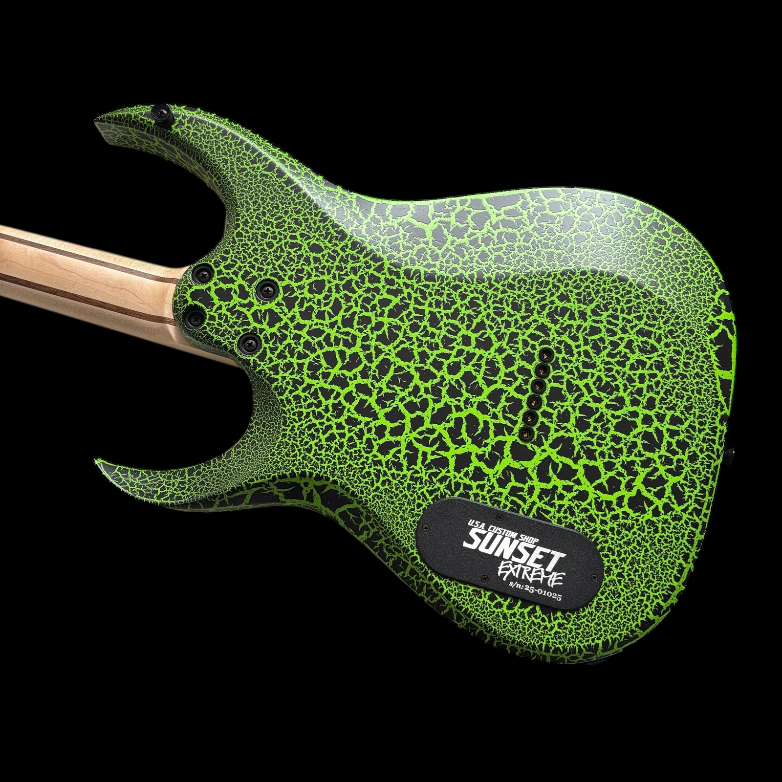 SCHECTER CUSTOM SHOP SUNSET EXTREME-6 | SLIME CRACKLE W/ CASE