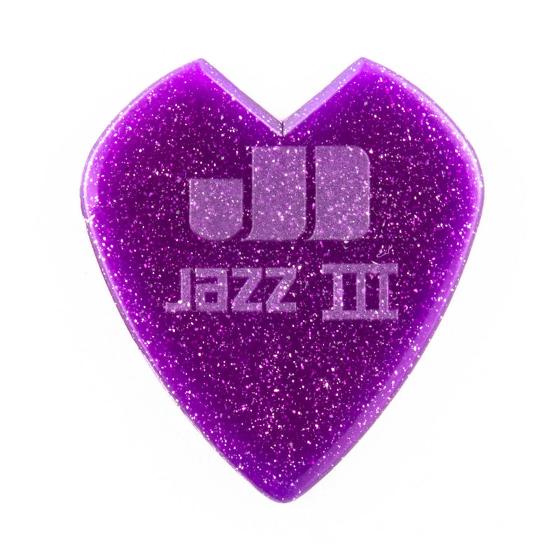 KIRK HAMMETT JAZZ III PICK PURPLE SPARKLE (6 Pack)