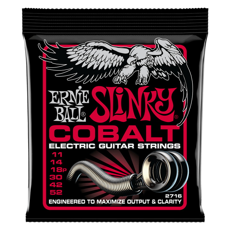 BURLY SLINKY COBALT ELECTRIC GUITAR STRINGS 11-52 GAUGE