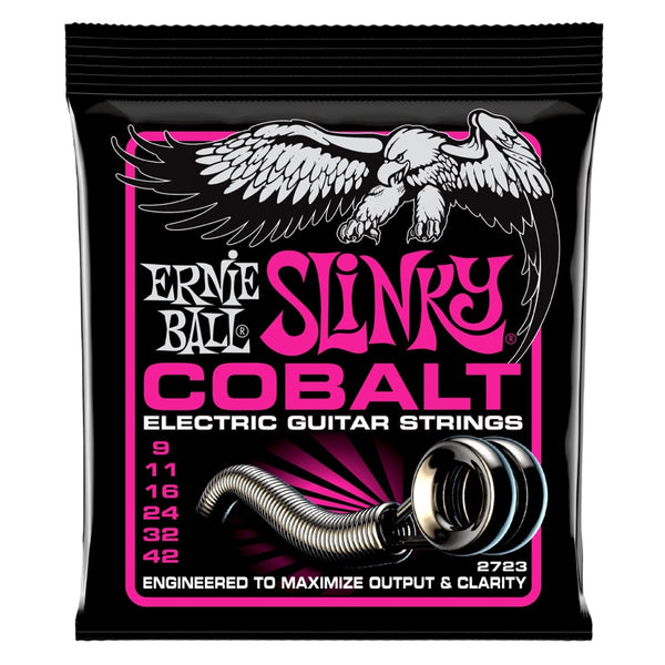 SUPER SLINKY COBALT ELECTRIC GUITAR STRINGS - 9-42 GAUGE