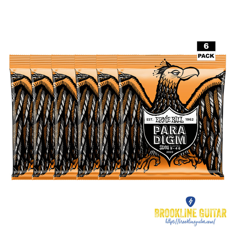 6-PACK PARADIGM HYBRID SLINKY ELECTRIC GUITAR STRINGS (9-46)