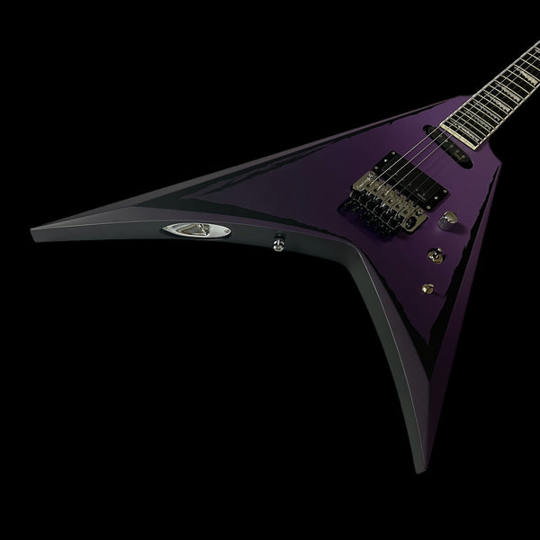 ALEXI RIPPED (ALEXI LAIHO) | PURPLE FADE SATIN W/ RIPPED PINSTRIPES