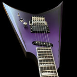 E-II ALEXI RIPPED | PURPLE FADE SATIN W/ RIPPED PINSTRIPES