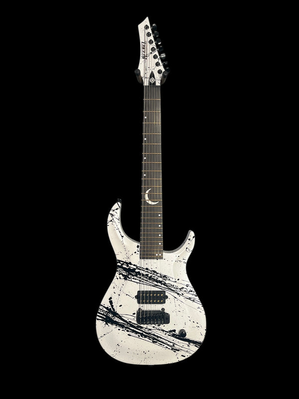 KIESEL DAN SUGARMAN SIGNATURE SERIES CRESCENT 7-STRING | BATEMAN EDITION (WHITE)