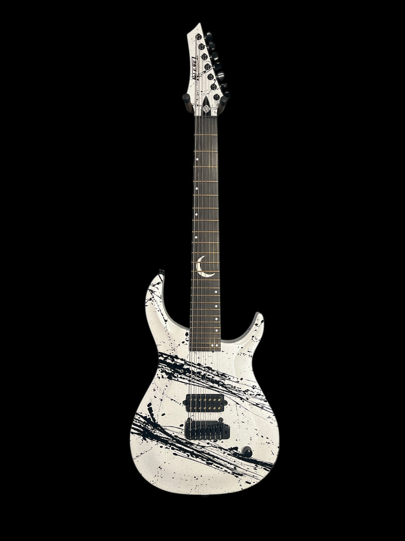 KIESEL DAN SUGARMAN SIGNATURE SERIES CRESCENT 7-STRING | BATEMAN EDITION (WHITE)