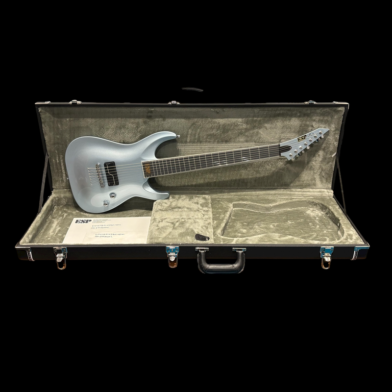 ESP CUSTOM SHOP STEF B7 1 HUM | ICE BLUE METALLIC – Brookline Guitar