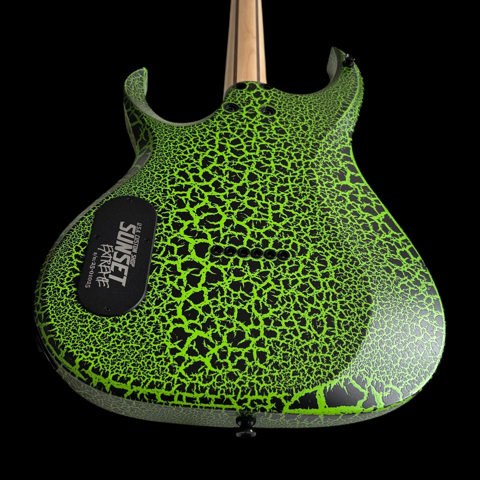 SCHECTER CUSTOM SHOP SUNSET EXTREME-6 | SLIME CRACKLE W/ CASE