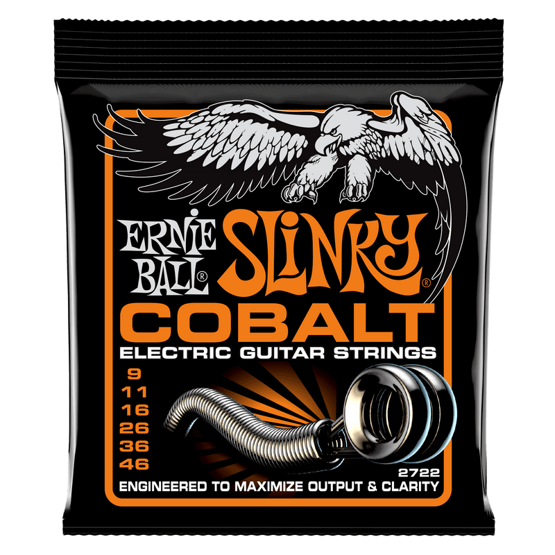 HYBRID SLINKY COBALT ELECTRIC GUITAR STRINGS 9-46 GAUGE