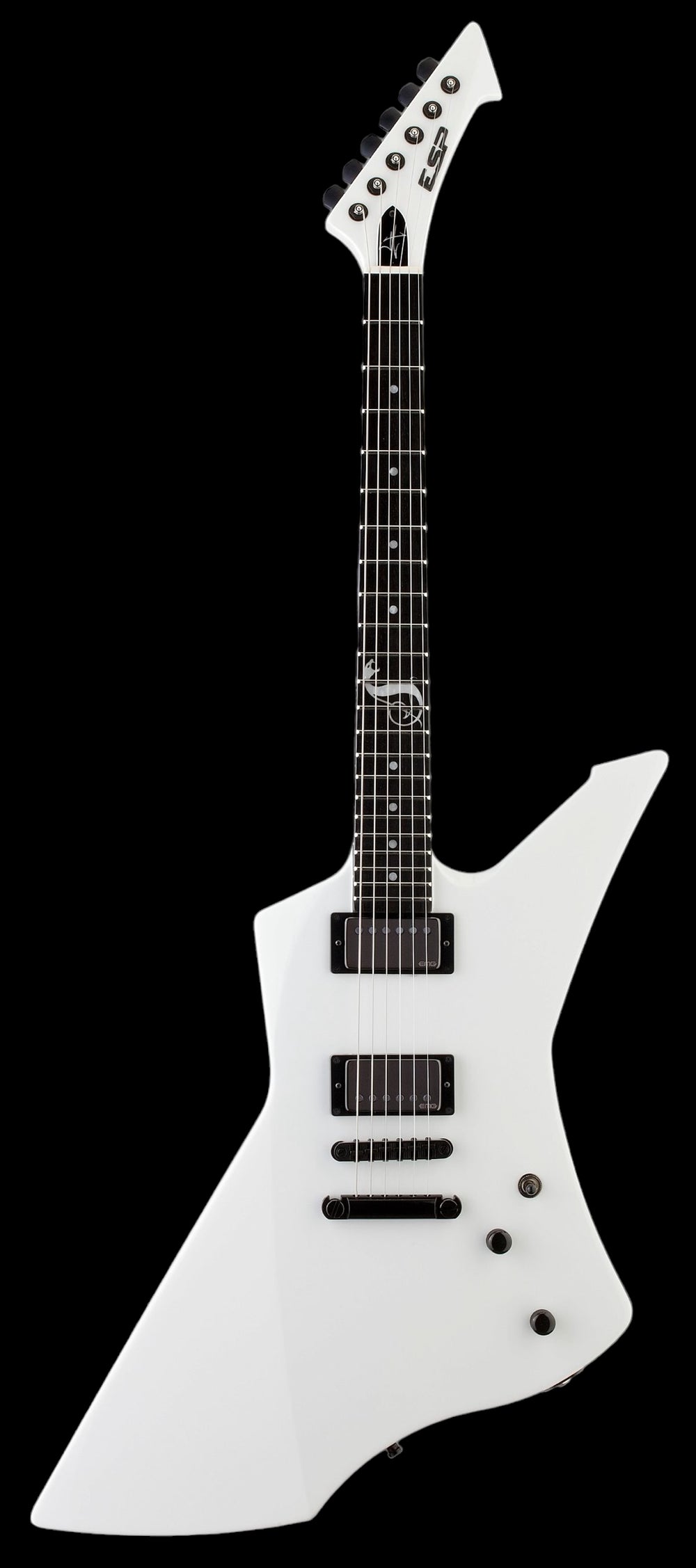 ESP SNAKEBYTE | SNOW WHITE – Brookline Guitar