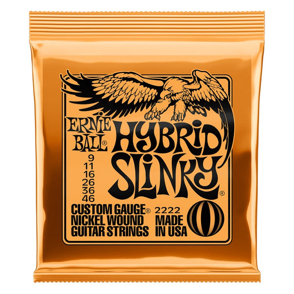 HYBRID SLINKY NICKEL WOUND ELECTRIC GUITAR STRINGS 9-46 GAUGE