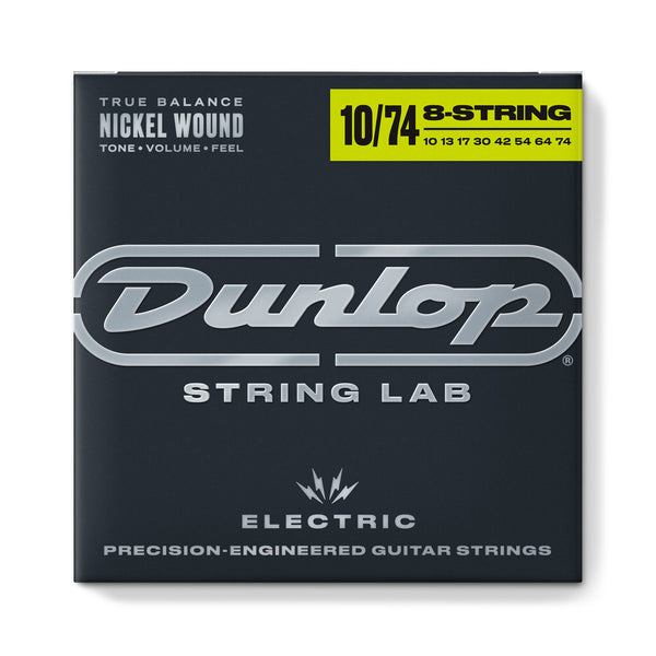 NICKEL WOUND ELECTRIC GUITAR STRINGS 10-74 | 8-STRING