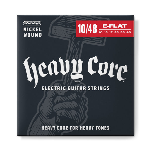 HEAVY CORE ELECTRIC GUITAR STRINGS 10-48 E-Flat