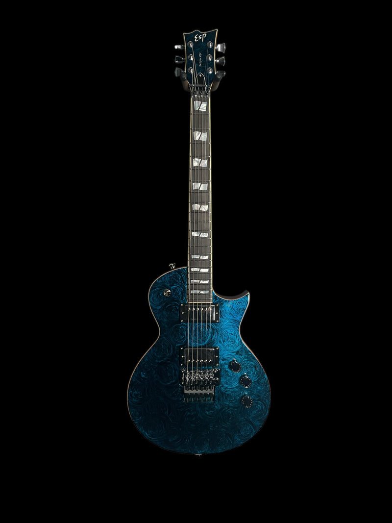 USA ECLIPSE FLOYD ROSE | TEAL MARBLE – Brookline Guitar