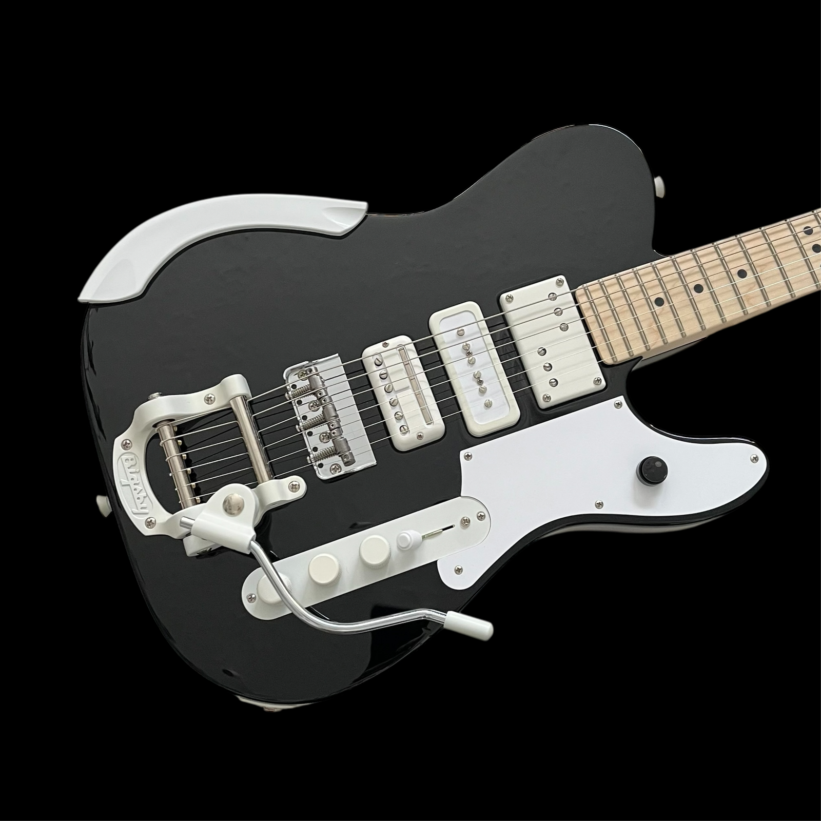 FENDER JACK WHITE TRIPLECASTER TELECASTER | BLACK – Brookline Guitar