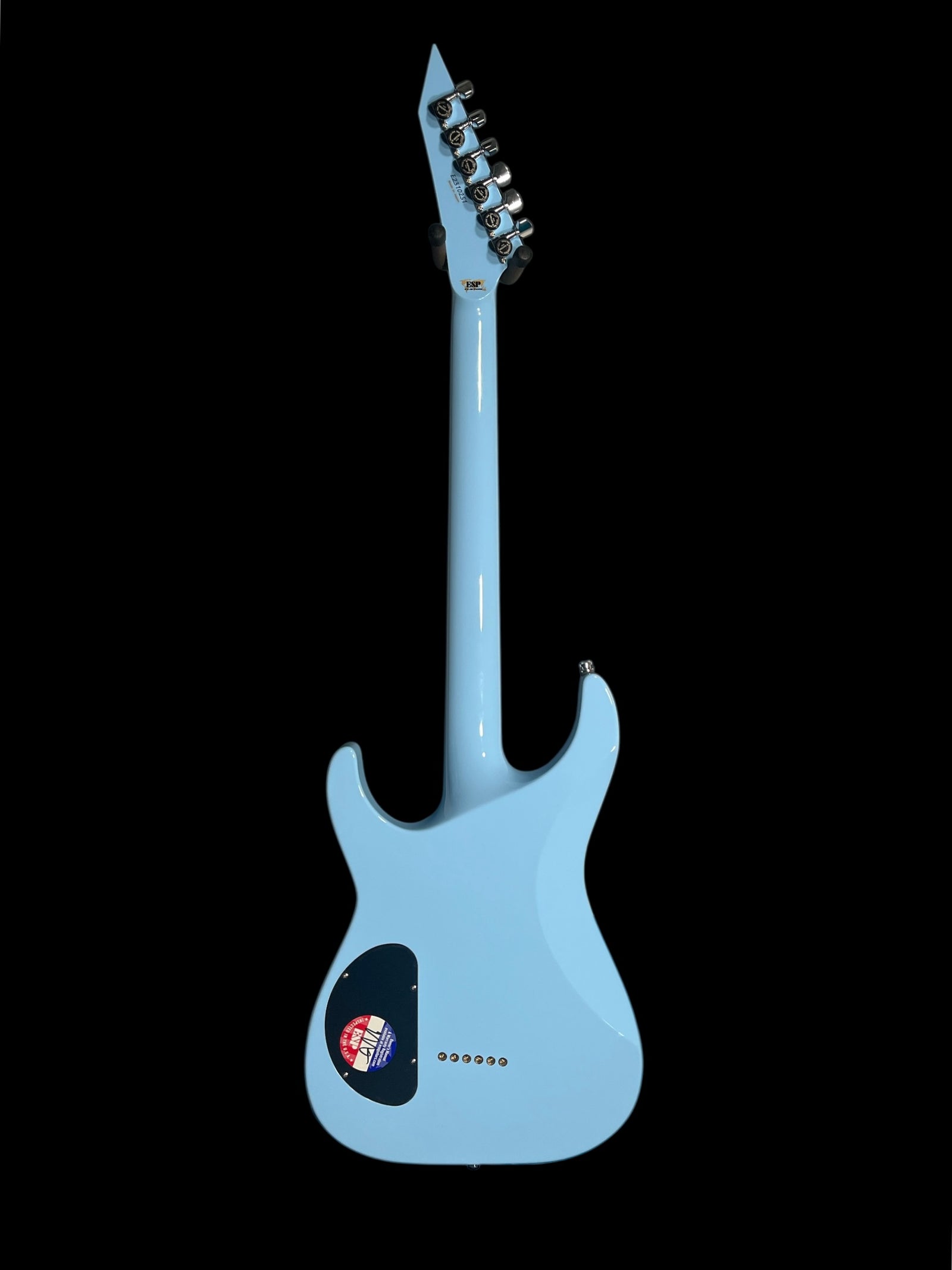 ESP Custom Shop STEF SRC-6 | Sonic Blue – Brookline Guitar