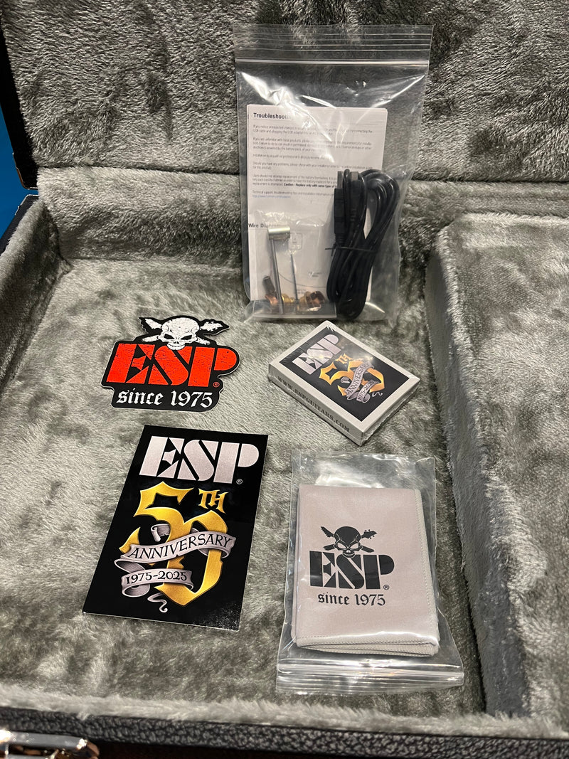 ESP Will Adler Warbird | Distressed Black with Graphic