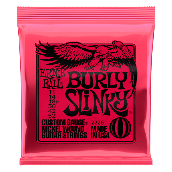 BURLY SLINKY NICKEL WOUND ELECTRIC GUITAR STRINGS 11-52 GAUGE