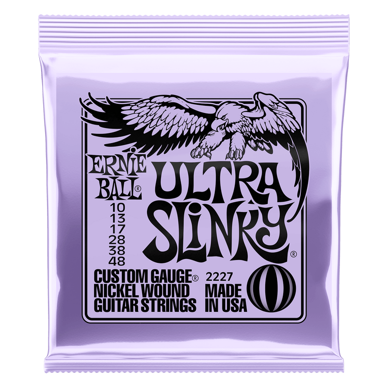 ULTRA SLINKY NICKEL WOUND ELECTRIC GUITAR STRINGS 10-48 GAUGE