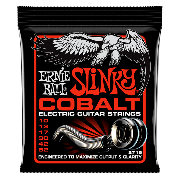 SKINNY TOP HEAVY BOTTOM SLINKY COBALT ELECTRIC GUITAR STRINGS 10-52 GAUGE