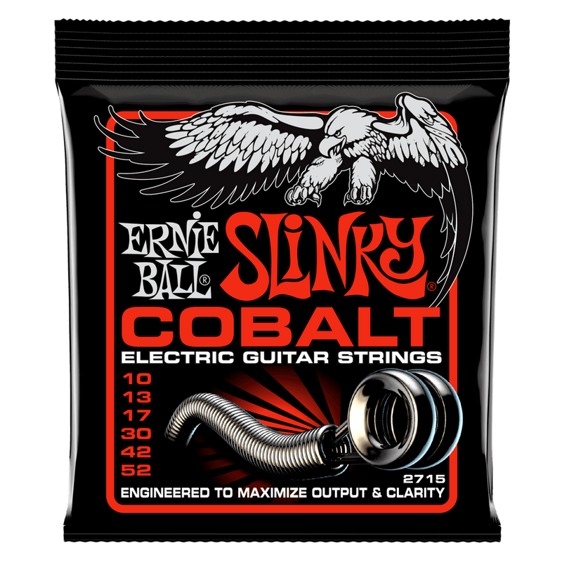 SKINNY TOP HEAVY BOTTOM SLINKY COBALT ELECTRIC GUITAR STRINGS 10-52 GAUGE