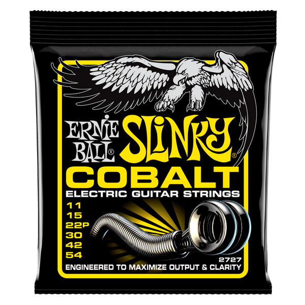 BEEFY SLINKY COBALT ELECTRIC GUITAR STRINGS 11-54 GAUGE