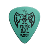 Everlast Picks - 2.0mm Teal - 12 Pack