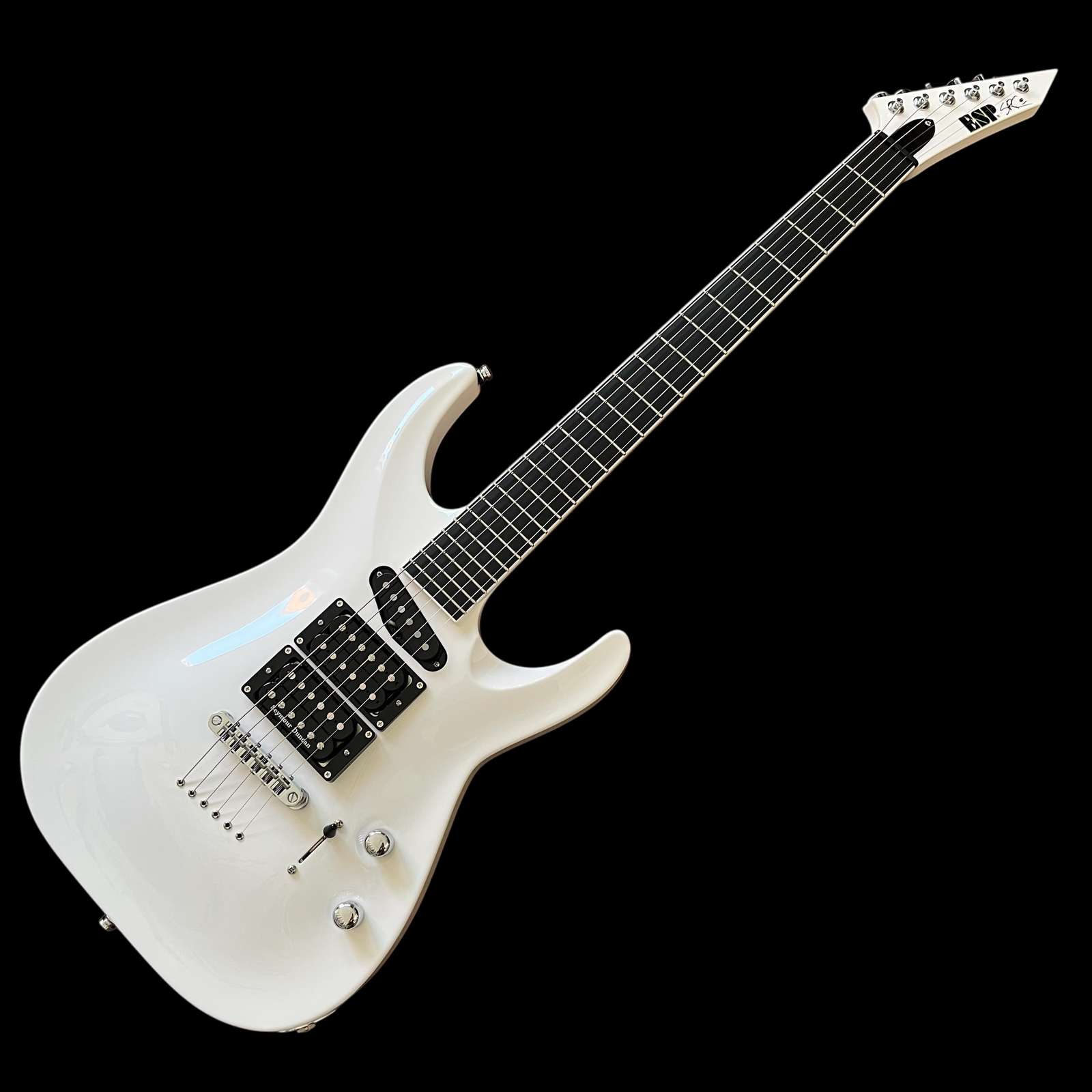 ESP Custom Shop STEF SRC-6 | Snow White – Brookline Guitar