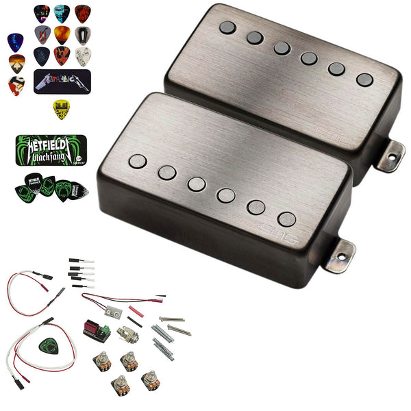 ギター EMG JH James Hetfield Set Black Chrome EMG JH James Hetfield 