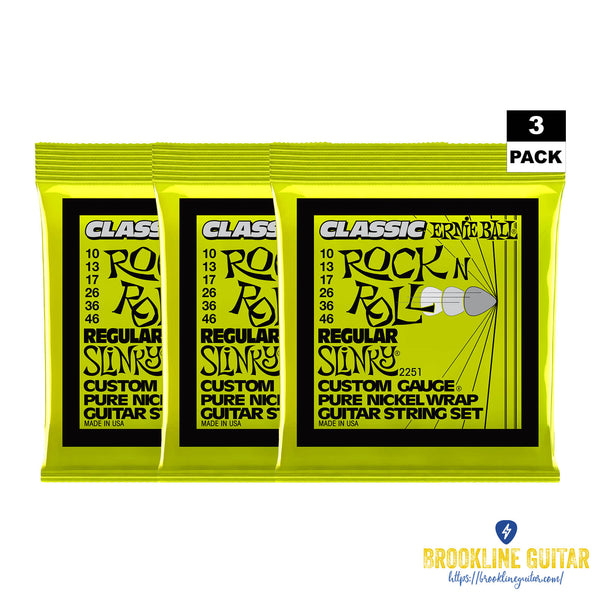 Ernie Ball Slinky Classic Electric Guitar Strings Brookline Guitar